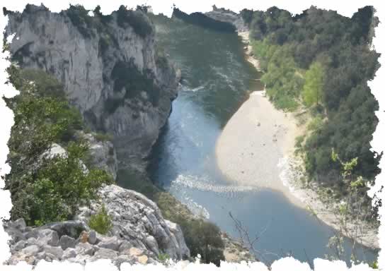 Gorges de l'ardèche - vallon pont d'arc, activités, vtt, rafting